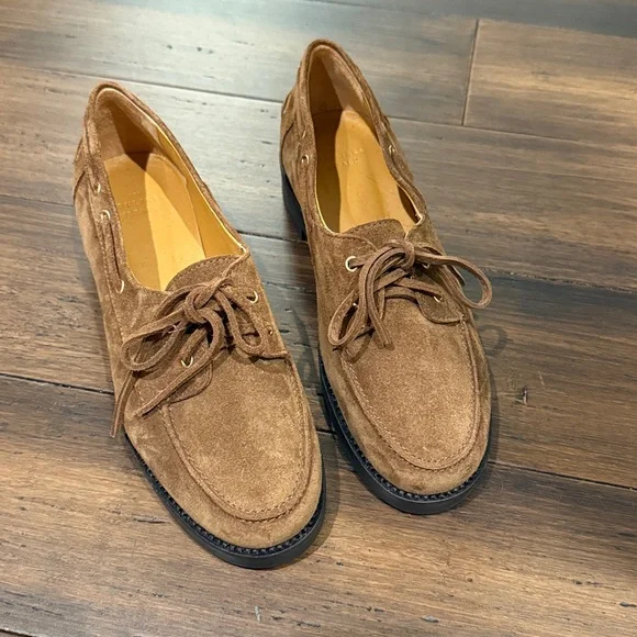 Sezane Brown Suede loafers - Picture 2 of 11